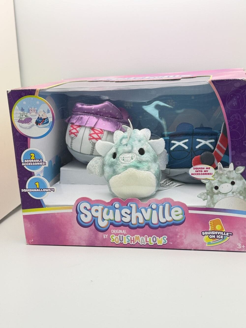 Squishville By Original Squishmallows On Ice Playset With Accessories For Ages 3